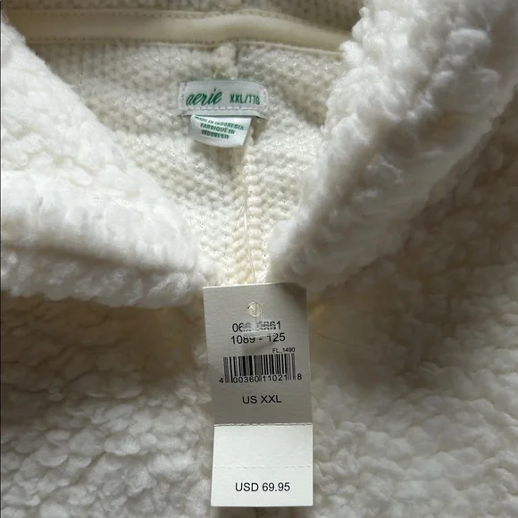 NWT Aerie Bear Sherpa Onesie XXL White - Picture 2 of 3